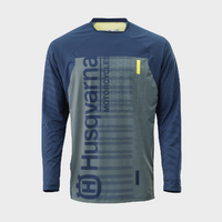 Husqvarna Authentic Shirt - Blue/Yellow/Grey