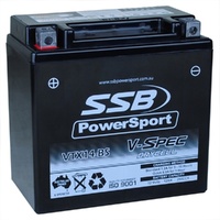 SSB 12V V Spec High Perform AGM Battery (GTX14 BS, YT14BA 4, YTX14 BS) (4.6 Kg) Product thumb image 1