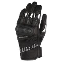 Dririder Torque Womens Short Cuff Gloves Black/White