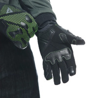 Dainese Unruly Gloves - Textile - Anthracite/Acid Green
