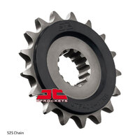 RK Front Sprocket - Steel With Rubber Cush 17T 525P