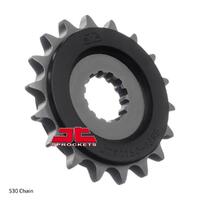 RK Front Sprocket - Steel W/-RUBBER Cush 18T 530P sku:41-T01-18RB