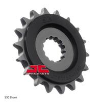 RK Front Sprocket - Steel W/-RUBBER Cush 18T 530P