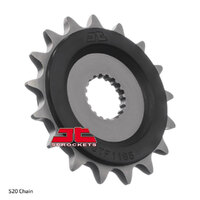 RK Front Sprocket - Steel W/-RUBBER Cush 17T 520P