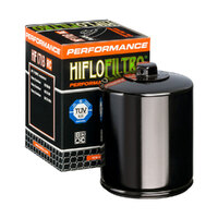 Hiflofiltro - OIL Filter  HF170BRC Black (With Nut)