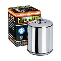 Hiflofiltro - OIL Filter  HF170CRC Chrome (With Nut)