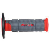 Ariete Motorcycle Hand Grips Off Road Trinity 3 Red