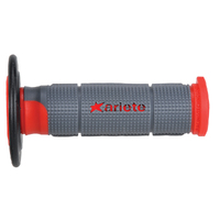 Ariete Motorcycle Hand Grips Off Road Trinity 3 Red