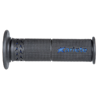 Ariete Motorcycle Hand Grips Superbike Estoril 120mm Open End Black Blue