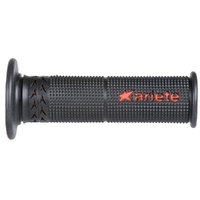 Ariete Motorcycle Hand Grips Superbike Estoril 120mm Open End Black Red