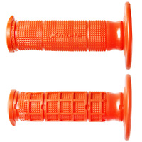 Ariete Motorcycle Hand Grips MX Unity Half Waffle Orange