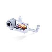 FMF SHORTY  EXHAUST - SUZ RM125 03-07  SIL