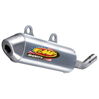 FMF SHORTY  EXHAUST - SUZ RM80 89-01/RM85 02-18  SIL