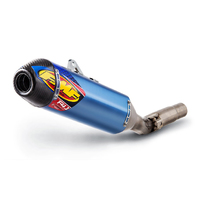 FMF 4.1 RCT Exhaust - KAW KX250F 09-16 Anod TI S-ON MFL W/Carbon END
