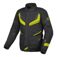 Macna Rancher Jacket Black/Fluro Yellow