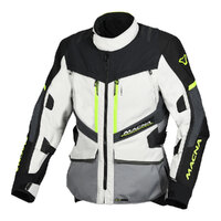 Macna Domane Adventure Jacket Light Grey/Fluro