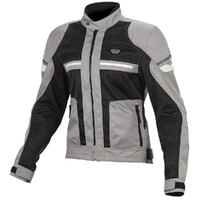 Macna Rush Womens Mesh Jacket Black/ Grey