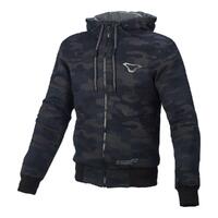 Macna Nuclone Motorcycle ZIP Hoodie Black/Grey/Camo