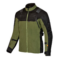 Merlin Navar Laminated D3O Adventure Jacket Black/Dark Green