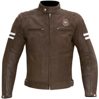 Merlin Hixon Leather Jacket Brown