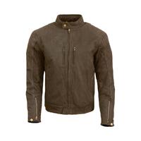Merlin Stockton Leather Jacket Brown