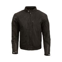 Merlin Stockton Leather Jacket Black