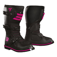 Shot Race 2 Youth Boots Black/Pink