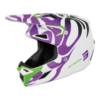 Shot Speed Youth Ghost Helmet Purple Glossy