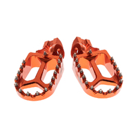 States MX S2 Alloy Off Road Footpegs - KTM/Husqvarna (FITS 2016 Models ON) - Orange