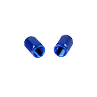 States MX Valve Caps - Blue