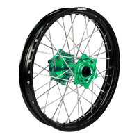 States MX Rear Wheel 19 X 2.15 Kawasaki KX250F/450F - Black/Green