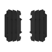 Polisport Radiator Louvres Kawasaki KX - Black sku:75-847-25K
