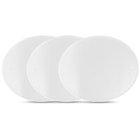 Polisport Preston Petty Motocross Number Plate - SET OF 3 - White