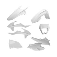 Polisport Enduro KIT KTM EXC/EXC-F 17-19 - White (INCL Headlight SURROUND)
