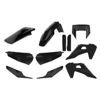 Polisport Enduro KIT Husqvarna TE/FE 20-23 - Black - Includes Headlight Surround & Fork Guards