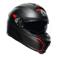 AGV Tourmodular Helmet Frequency Matt Gunmetal/Red