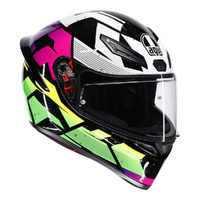 AGV K1 S - Punkpulse Black/Purple/Lime
