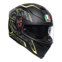 AGV K5 S Tornado Matt Black/Yellow Fluo Product thumb image 1