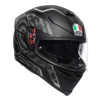 AGV K5 S Tornado Matt Black/Silver Product thumb image 1