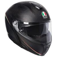 AGV Sportmodular Tricolore Helmet Matt Carbon/Italy
