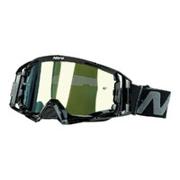 Nitro NV-150 Off Road Goggles Black Frame Gold Lens
