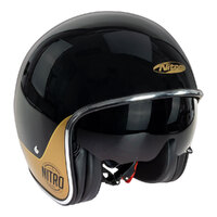Nitro X582 Tribute Helmet Black/Gold Product thumb image 1
