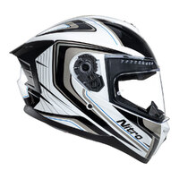 Nitro N700 Helmet Black/White/Gunmetal