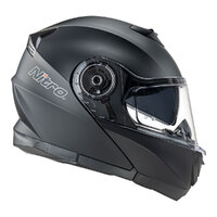 Nitro F160 Modular Helmet Satin Black Product thumb image 1