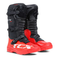 TCX COMP KIDS OFF ROAD BOOTS BLACK/RED