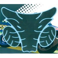 Keiti Tank Pad Extra Large - Carbon Look