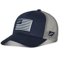 Alpinestars Flag Snapback Hat Navy/Grey