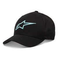 Alpinestars Ageless Curve Hat Black/Light Aqua