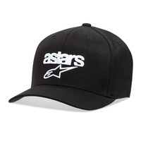 Alpinestars Heritage Blaze Hat Curved Flex Black/White Product thumb image 1