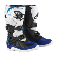 Alpinestars Tech 3S Youth Boots White/Black/Enamel/Blue